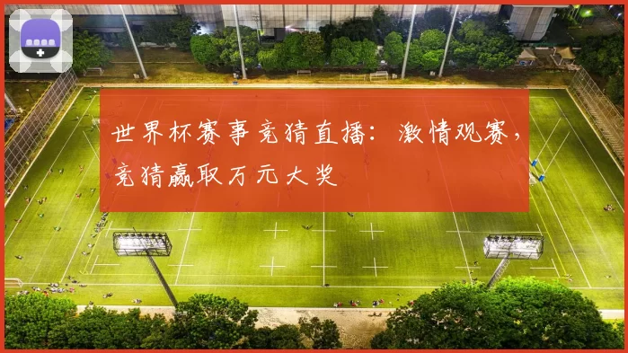世界杯赛事竞猜直播:激情观赛,竞猜赢取万元大奖